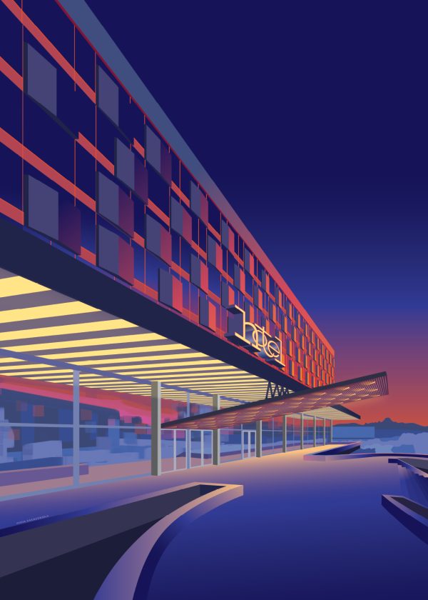 plakat hotel cracovia