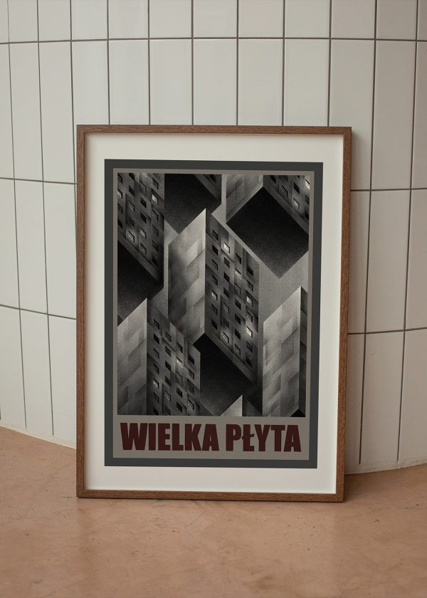plakat wielka pŁyta szara
